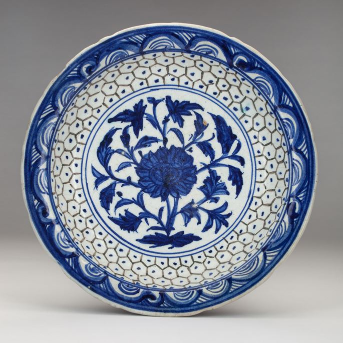 Persian Blue-and-White Dish | MasterArt